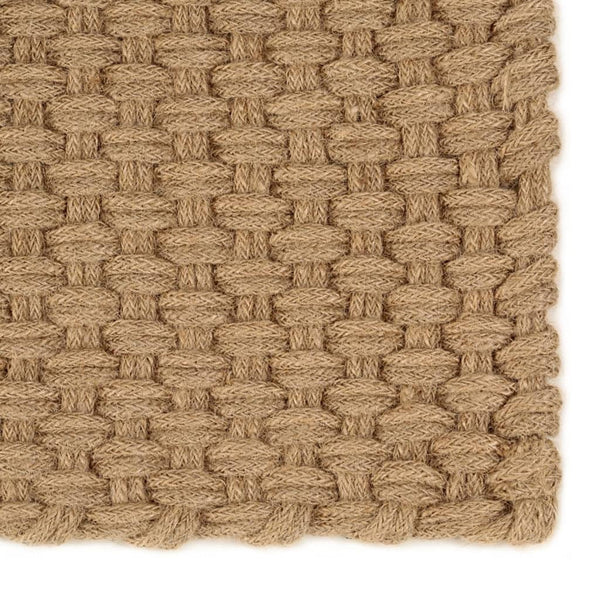 Rechteckiger Jute-Teppich Natur 80x160 cm