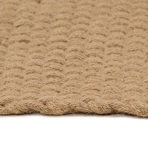 Rechteckiger Jute-Teppich Natur 80x160 cm