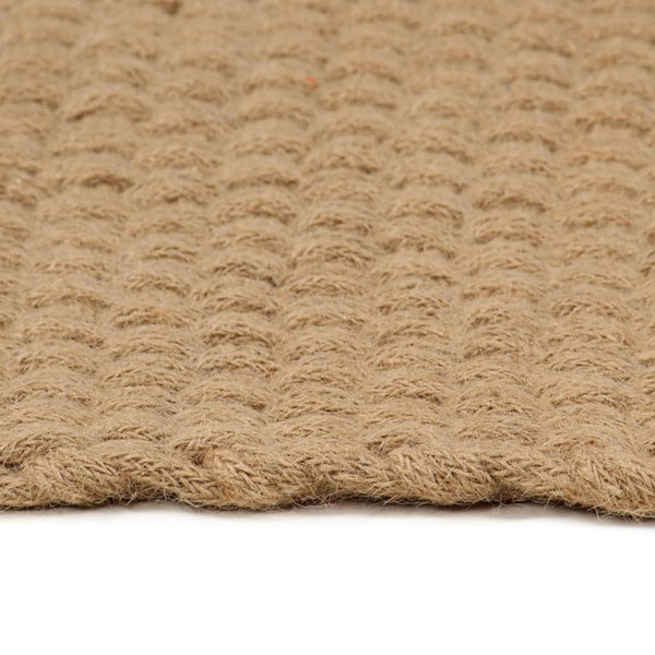 Rechteckiger Jute-Teppich Natur 80x160 cm