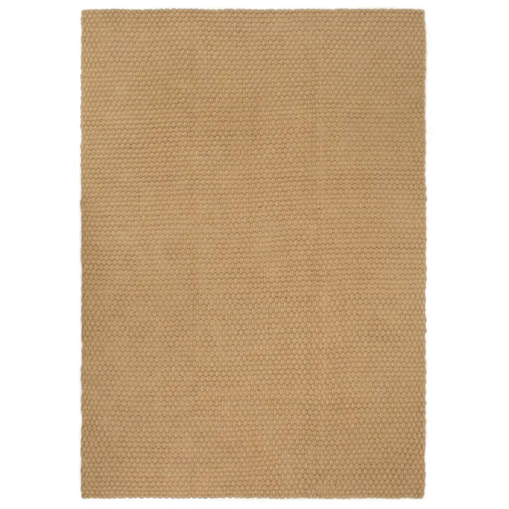 Jute Teppich Natur Rechteckig 160x230 cm