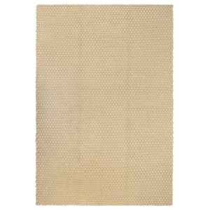 Baumwollteppich Natur Rechteckig 80x160 cm