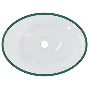 Transparentes Glaswaschbecken 50x37 cm