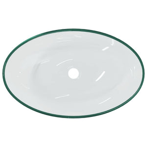 Transparentes Waschbecken aus Hartglas, 54,5 cm