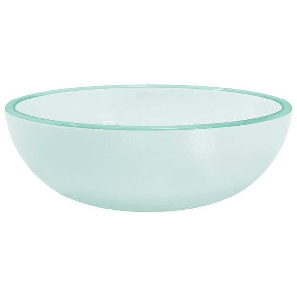 Matt Glas Waschbecken 35x12 cm