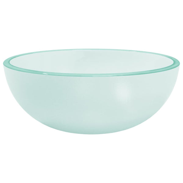 Matt Glas Waschbecken 30x12 cm