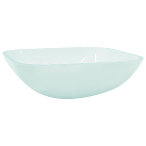 Matt Glas Waschbecken 42x42 cm