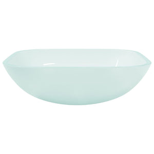 Matt Glas Waschbecken 42x42 cm