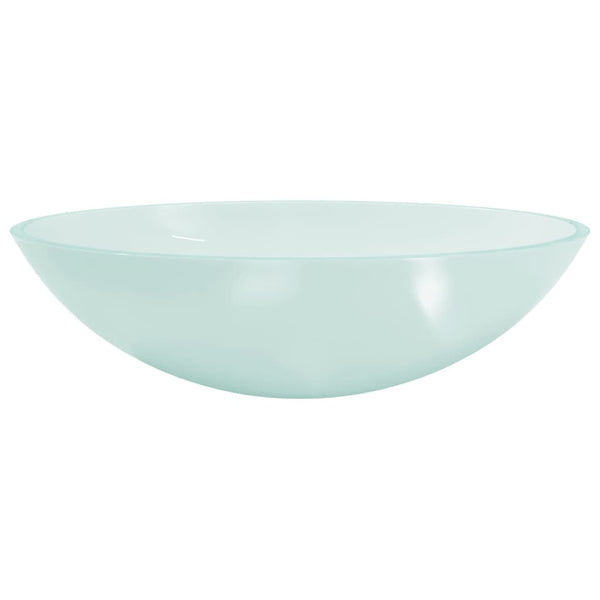 Matt Glas Waschbecken 50x37 cm
