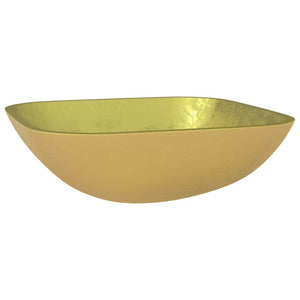 Gold Glas Waschbecken - 42x42 cm
