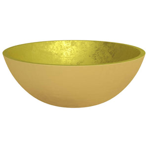 Gold Glas Waschbecken - 50x37x14 cm