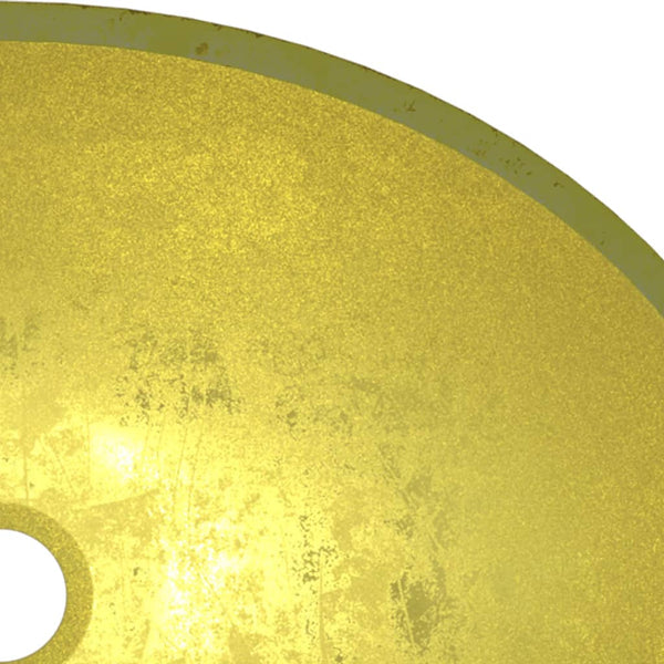 Gold Glas Waschbecken - 50x37x14 cm