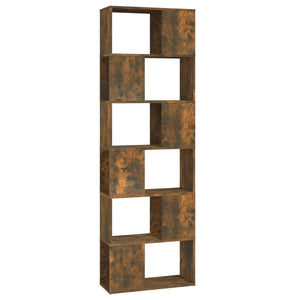 Bücherregal Raumteiler Räuchereiche 60x186 cm