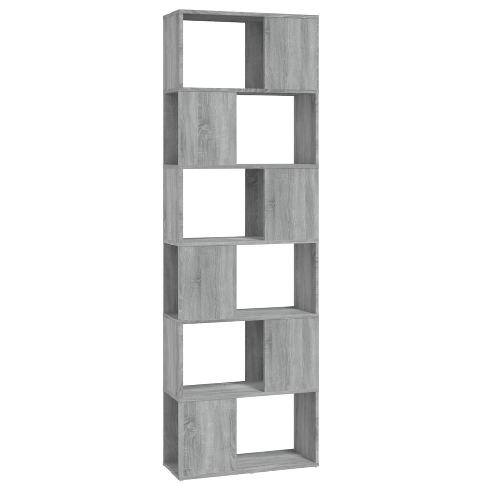 vidaXL Étagère/Séparateur de pièce Gris Sonoma 60x24x186 cm
