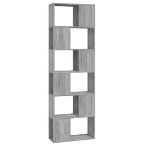 Graues Bücherregal Sonoma 60x24x186 cm