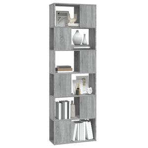 Graues Bücherregal Sonoma 60x24x186 cm