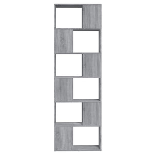 Graues Bücherregal Sonoma 60x24x186 cm