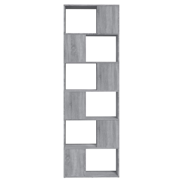 Graues Bücherregal Sonoma 60x24x186 cm