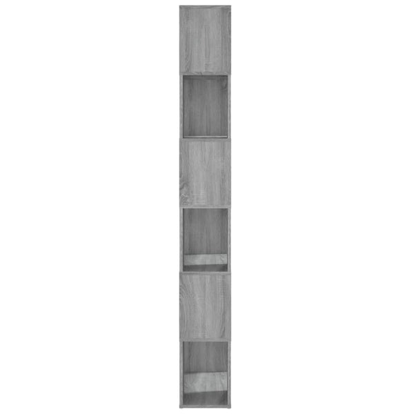 Graues Bücherregal Sonoma 60x24x186 cm