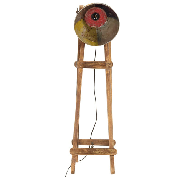 Stehlampe Mehrfarbig Mango Massivholz E27