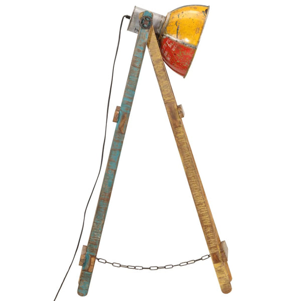 Stehlampe Mehrfarbig Mango Massivholz E27