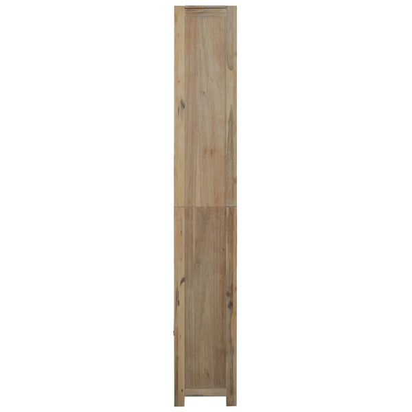 Massivholz Bücherregal Akazie 80x200 cm