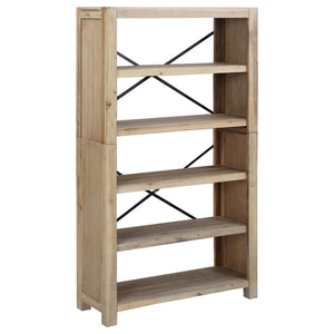 Akazie Bücherregal Massivholz 80x140 cm