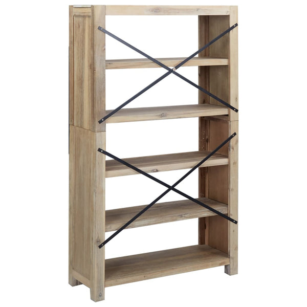 Akazie Bücherregal Massivholz 80x140 cm