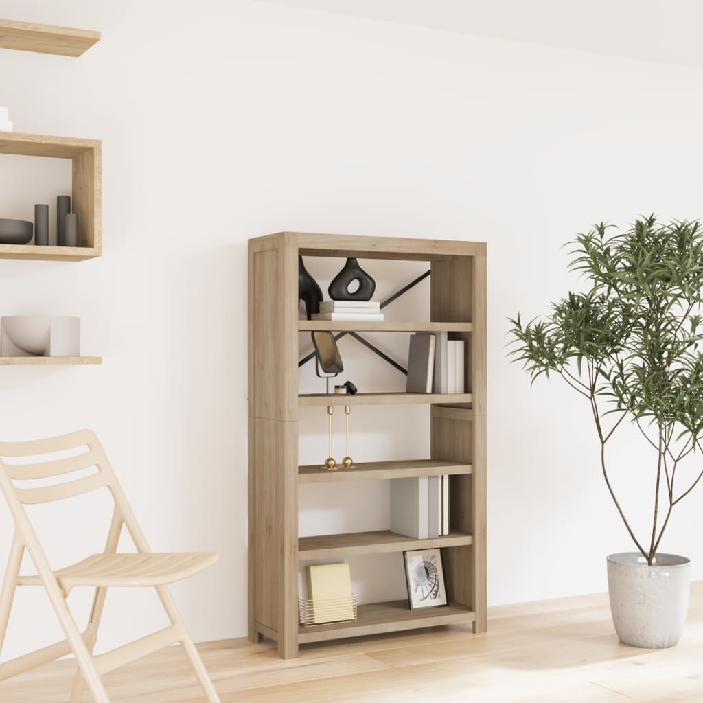 Akazie Bücherregal Massivholz 80x140 cm