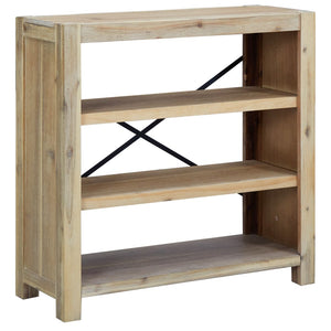Bücherregal Akazie Massivholz 80x80 cm
