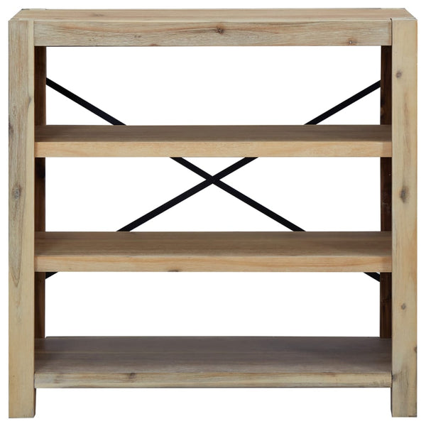Bücherregal Akazie Massivholz 80x80 cm