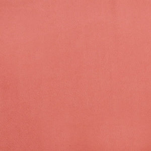 Ohrensessel mit Hocker Rosa Samt