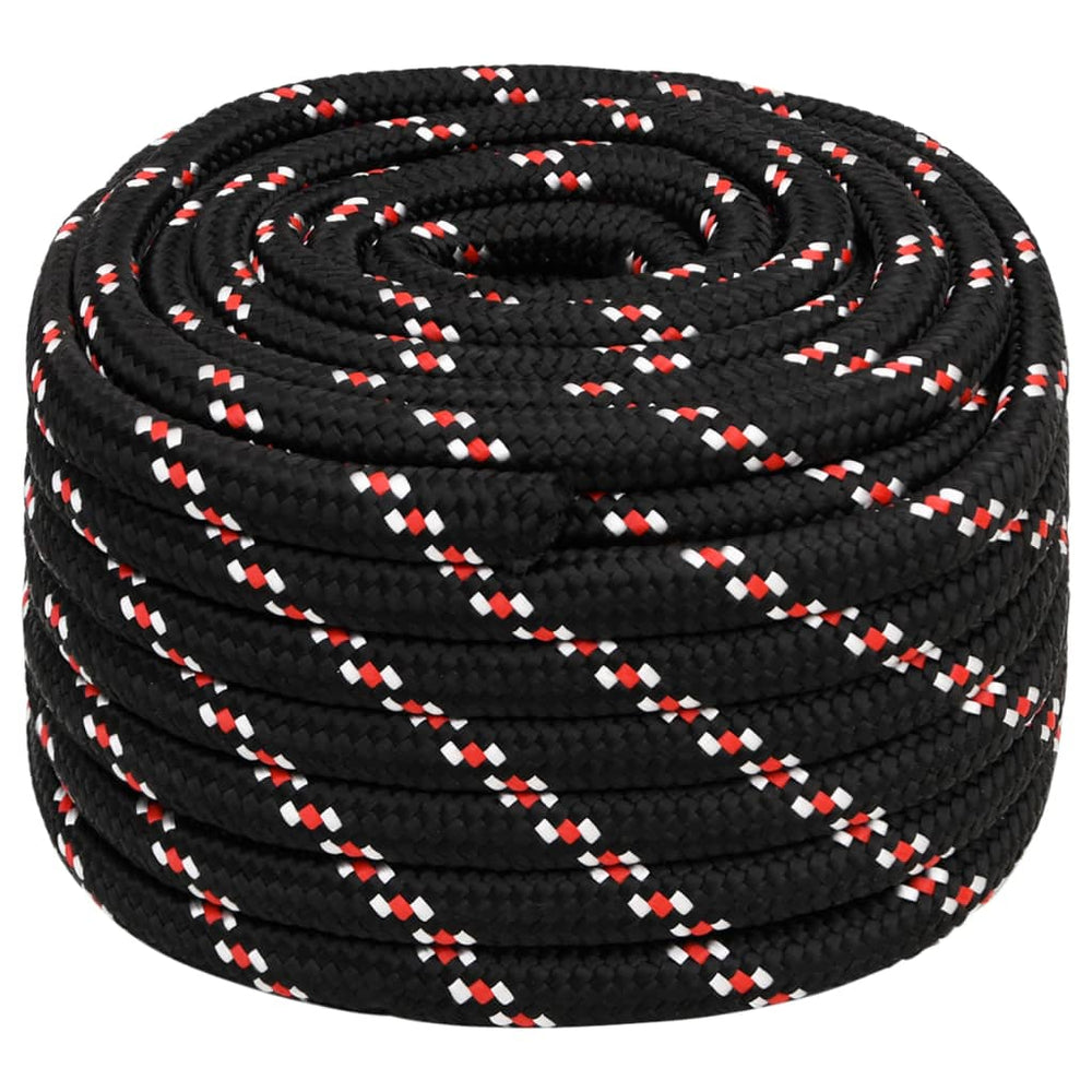 Bootsseil Schwarz 20 mm 25 m Polypropylen