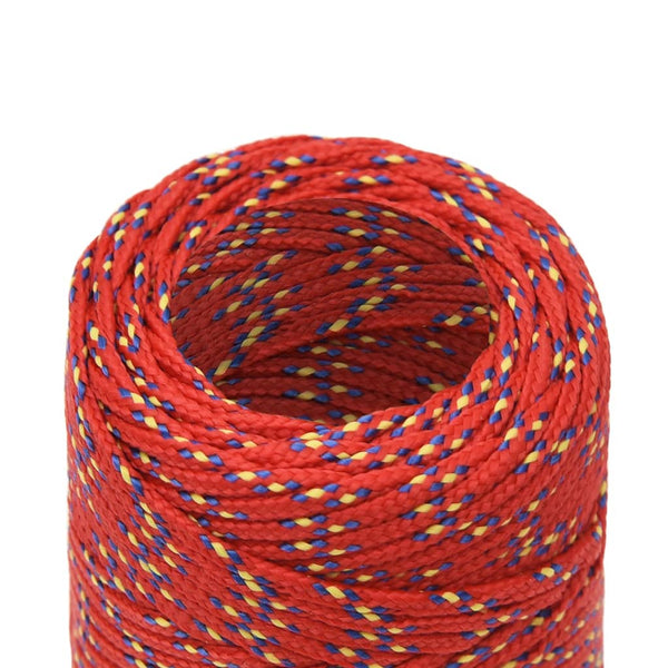 Bootsseil Rot 2 mm 100 m Polypropylen