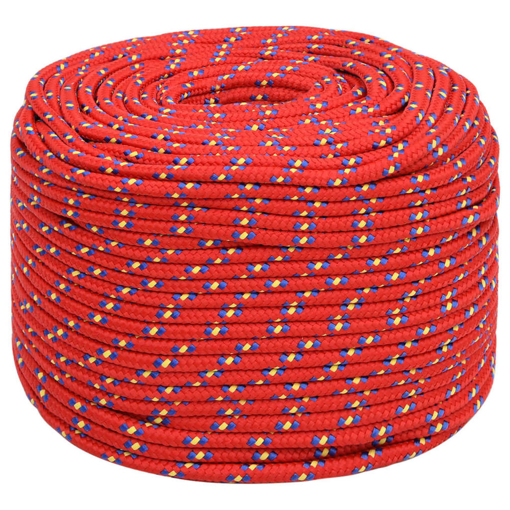 Bootsseil Rot 6 mm 25 m Polypropylen