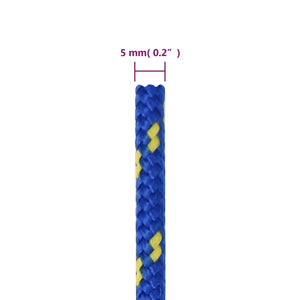Bootsseil Blau 5 mm 50 m Polypropylen