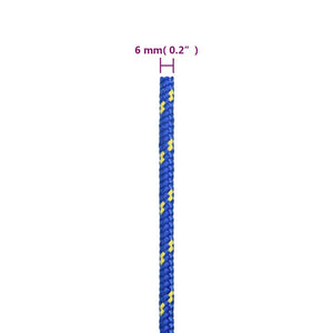 Bootsseil Blau 6 mm 250 m Polypropylen