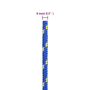 Bootsseil Blau 8 mm 25 m Polypropylen
