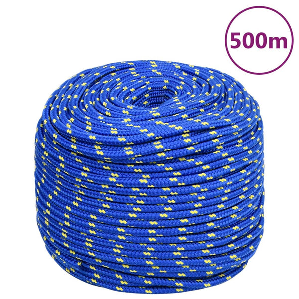 Bootsseil Blau 10 mm 500 m Polypropylen