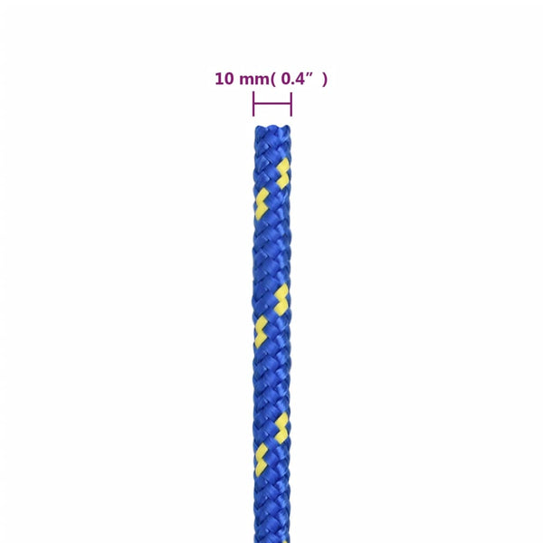 Bootsseil Blau 10 mm 500 m Polypropylen