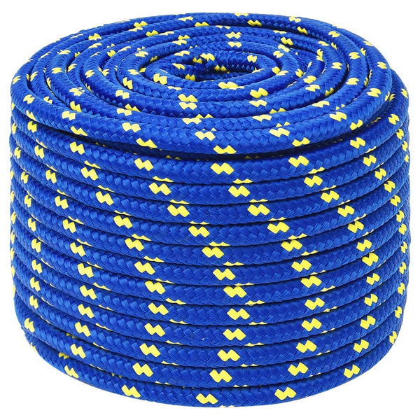 Bootsseil Blau 12 mm 25 m Polypropylen