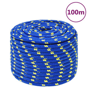 Bootsseil Blau 12 mm 100 m Polypropylen
