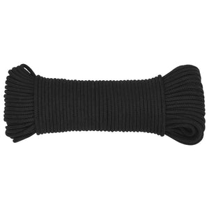 Bootsseil Schwarz 5 mm 50 m Polypropylen
