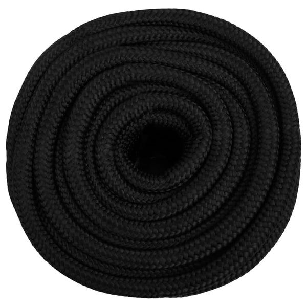 Bootsseil Schwarz 16 mm 25 m Polypropylen