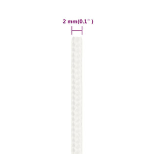 Bootsseil Weiß 2 mm 25 m Polypropylen