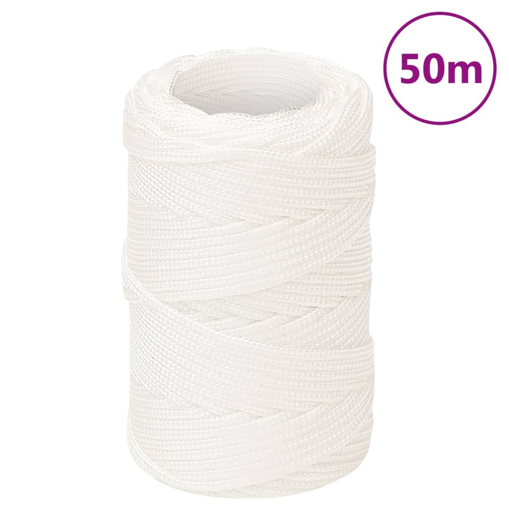 Bootsseil Weiß 2 mm 50 m Polypropylen