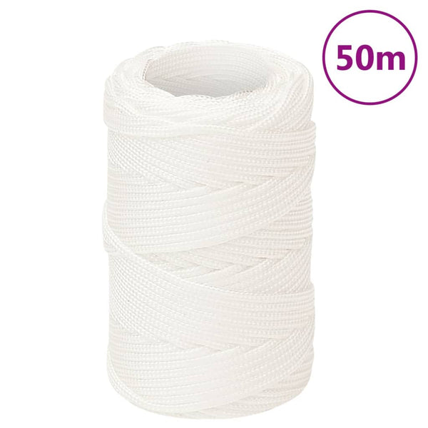 Bootsseil Weiß 2 mm 50 m Polypropylen