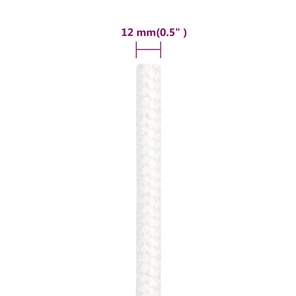 Bootsseil Weiß 12 mm 250 m Polypropylen