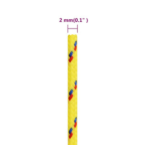 Bootsseil Gelb 2 mm 50 m Polypropylen