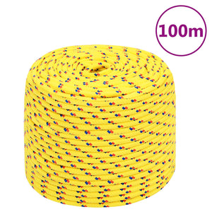 Bootsseil Gelb 6 mm 100 m Polypropylen