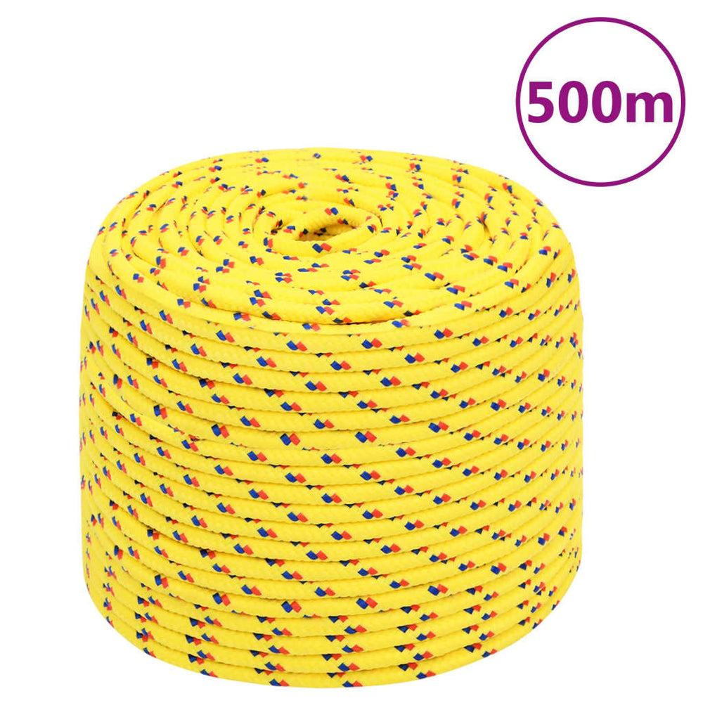 Bootsseil Gelb 10 mm 500 m Polypropylen